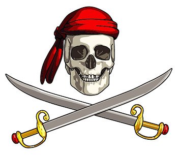 350x305 Pirates Logo, Vector Images