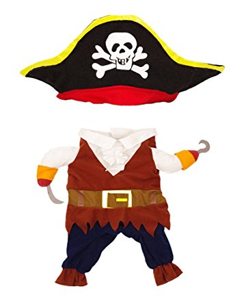360x450 Topsung Cool Caribbean Pirate Pet Halloween Costume