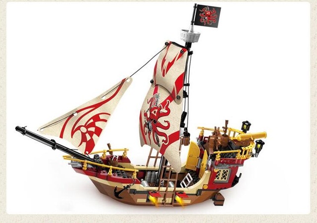 640x450 Online Shop Models Building Toy Enlighten 1311 Pirates Ship 368pcs