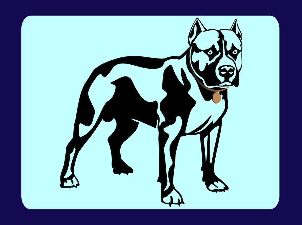1024x765 Pit Bull Vector Vector Art Amp Graphics