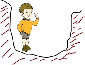 297x228 Boy In A Pit Clip Art