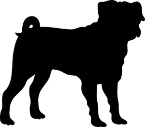 300x262 Pitbull Silhouette Clip Art