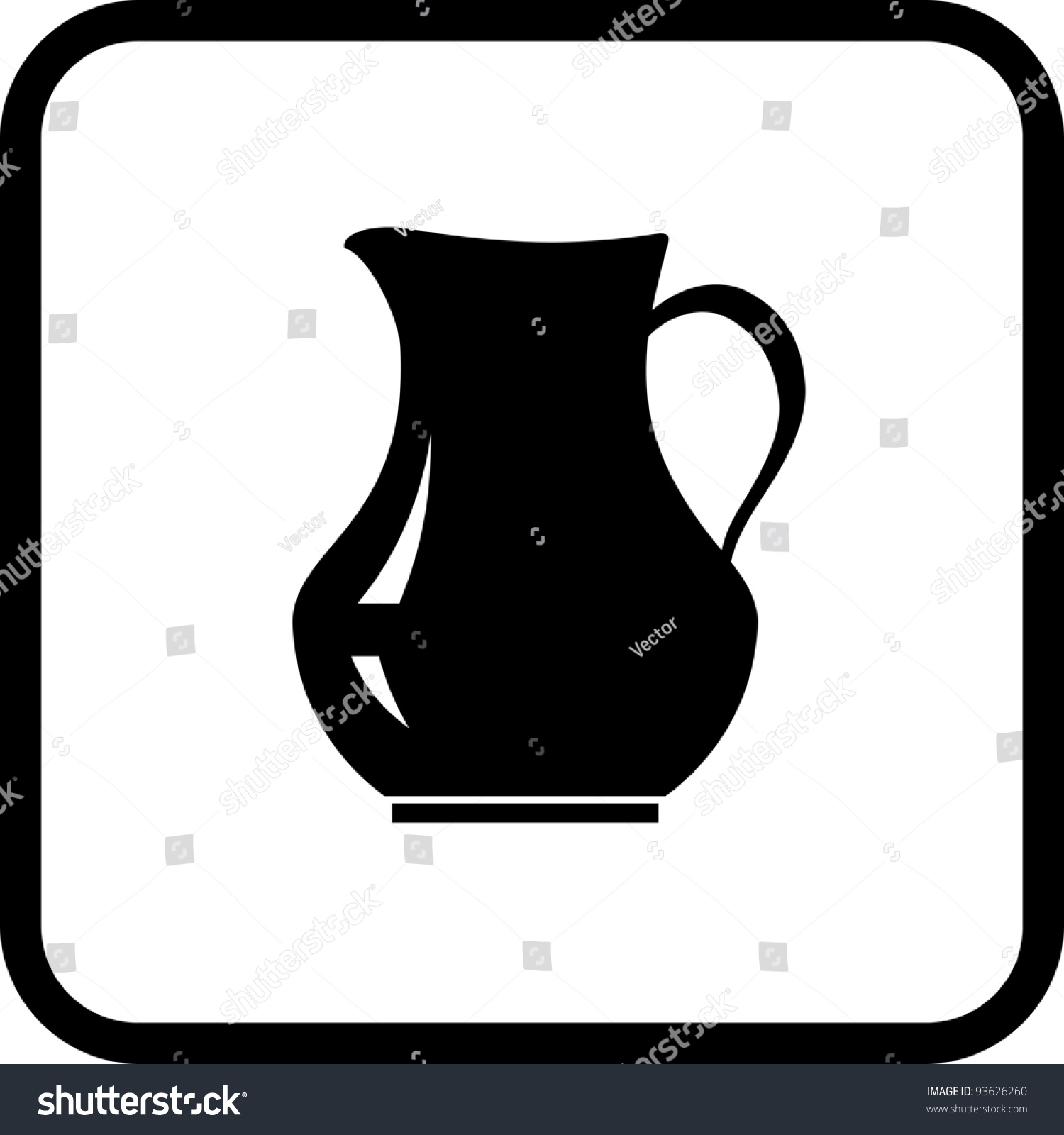 1500x1600 Pitcher Clipart Crockery