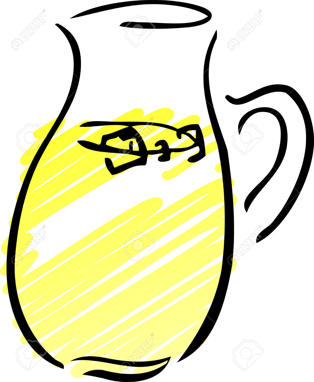 1067x1300 Beverage Clipart Lemonade Pitcher