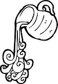 117x170 Pouring Water Clip Art