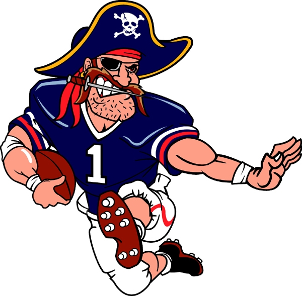 600x589 Pirate Sports Cliparts 245140