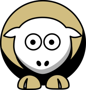 282x297 Sheep Pittsburgh Penguins Team Colors Clip Art