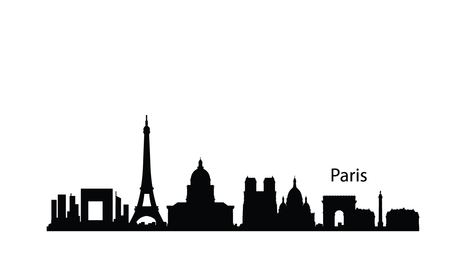 1500x900 Skyline Clipart Paris