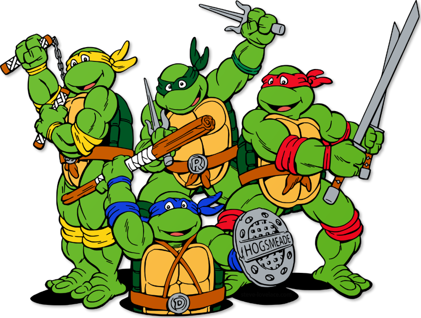 830x627 Ninja Turtle Clipart
