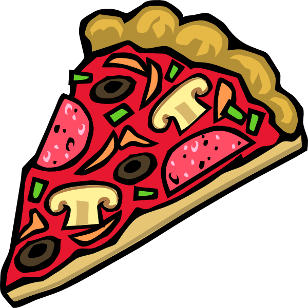 600x601 Pizza Clip Art