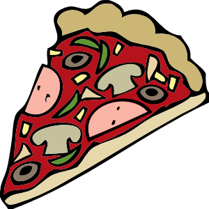 300x300 Pizza Slice Clip Art