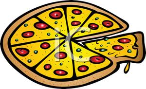 300x183 Clip Art Of Pizza