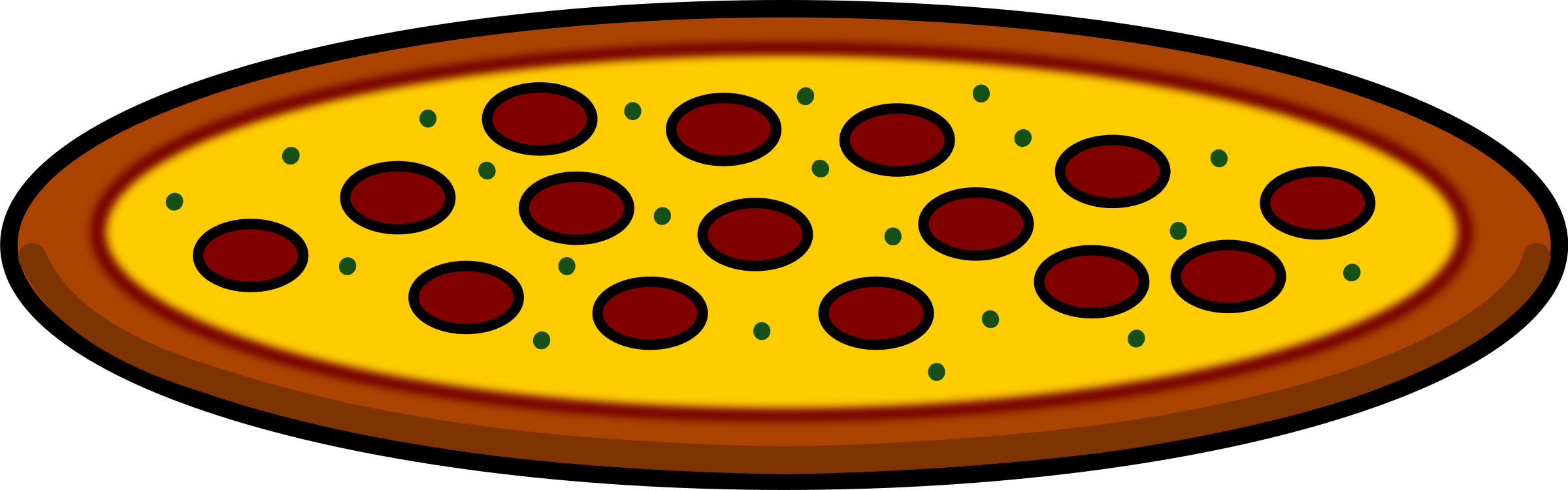 2400x751 Pizza Slice Clip Art