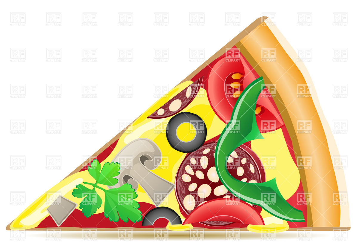 1200x840 Pizza Slice Royalty Free Vector Clip Art Image