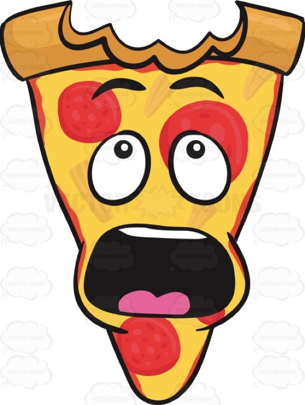 602x800 Slice Of Pepperoni Pizza Shocked With Big Bite Mark On Crust Emoji