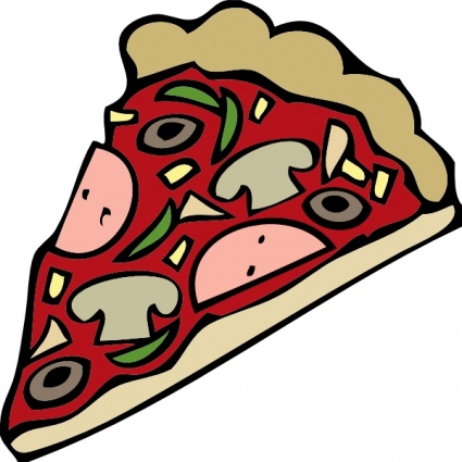 425x425 Pizza Slice Clip Art Vector, Free Vector Graphics