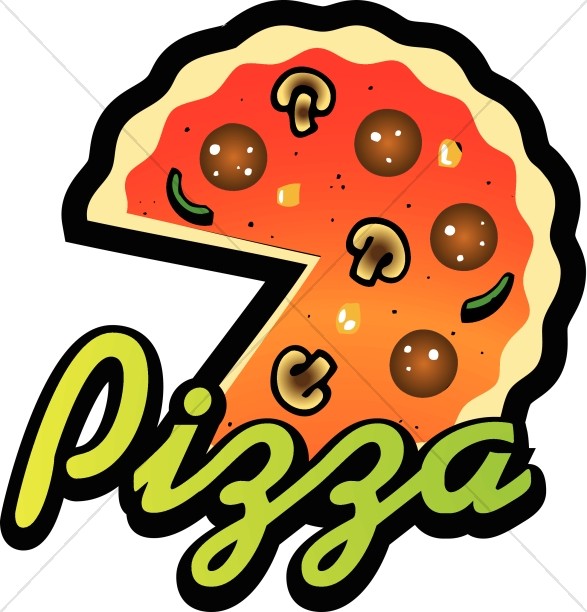 587x612 Pizza Clipart Pizza Night
