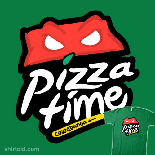 500x500 Pizza Time Shirtoid