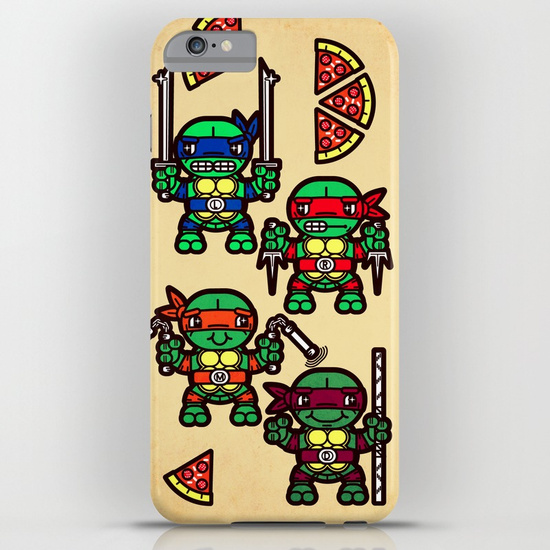 550x550 Teenage Mutant Ninja Turtles Pizza Party Iphone Case By Chobopop
