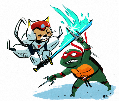 500x427 Mario Vs Teenage Mutant Ninja Turtles Cez'L