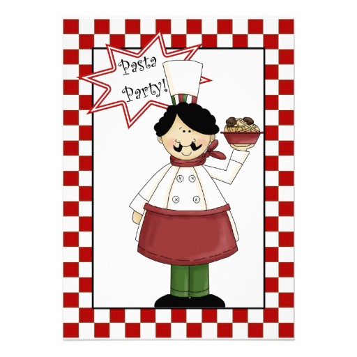 512x512 Pasta Party Clip Art