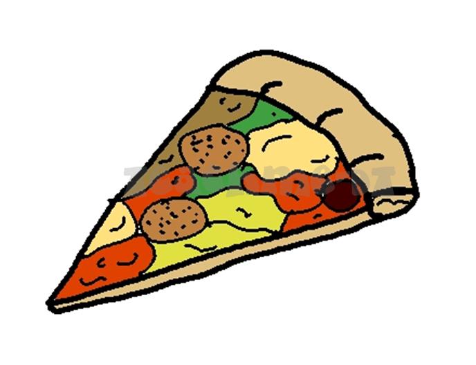 688x528 Pizza Slice Clipart