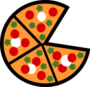 299x288 Pizza Slices Clip Art