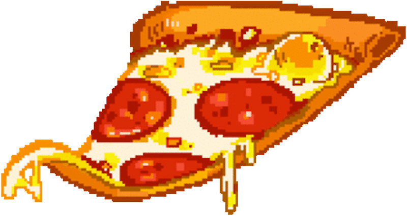 800x426 Sexy Pixelated Pizza Slice Stickers By Rpride Redbubble