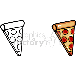 300x300 Royalty Free Pizza Slice 141547 Vector Clip Art Image