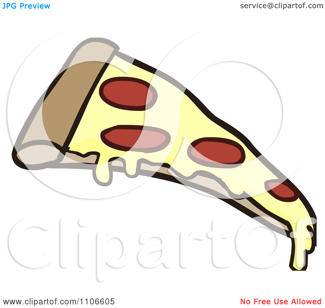 1080x1024 Pepperoni Pizza Slice Clipart