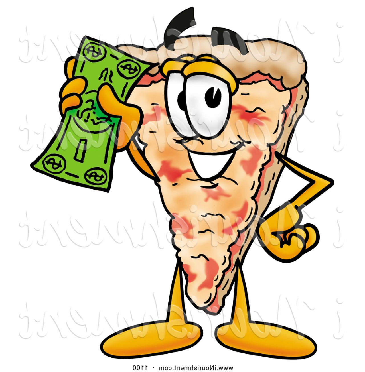 1280x1305 Pizza Clipart Money