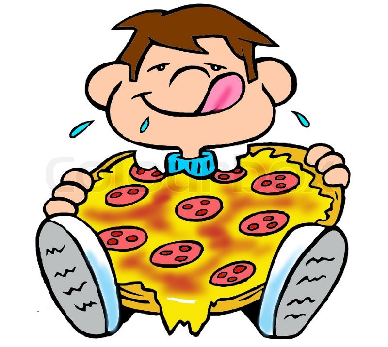 800x716 Friends Eating Pizza Clipart