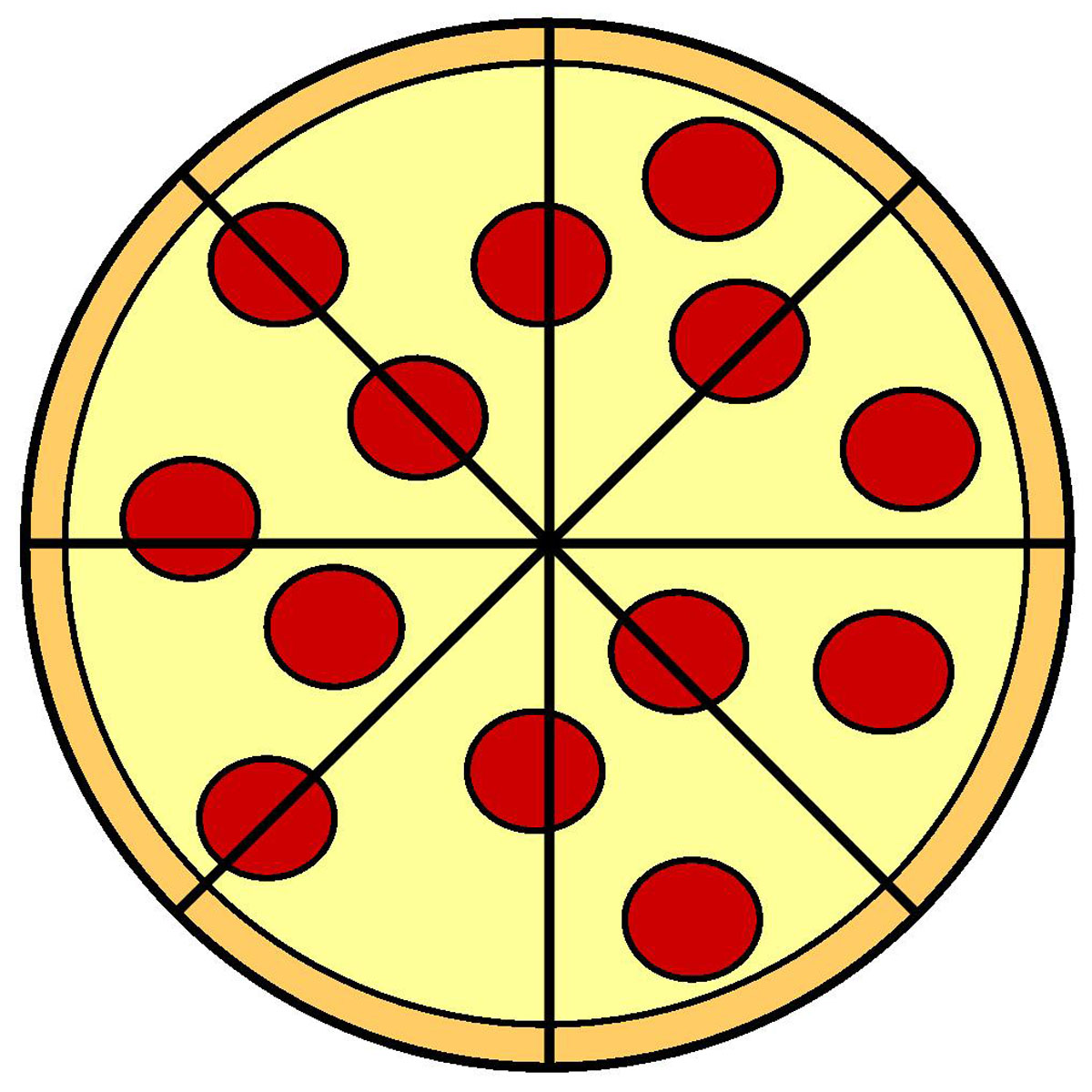 1200x1200 Free Pizza Clipart