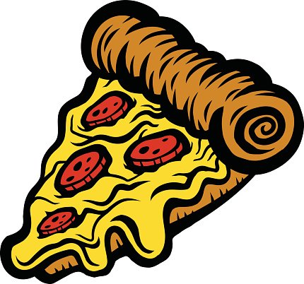 430x402 Pizza Slice Vector Icon Premium Clipart