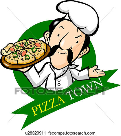 418x470 Clipart Of Holding, Cooker, Food, Pizzeria, Business, Pizza