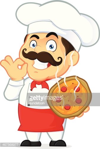 339x505 Pizza Chef Stock Vectors