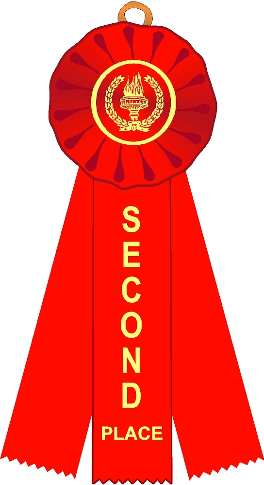 544x998 2nd Place Ribbon Clipart