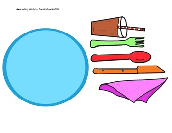 350x270 Place Setting Clip Art