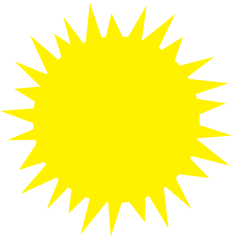 800x800 Sun Clipart Plain