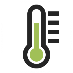 256x256 Thermometer Icon Iconexperience