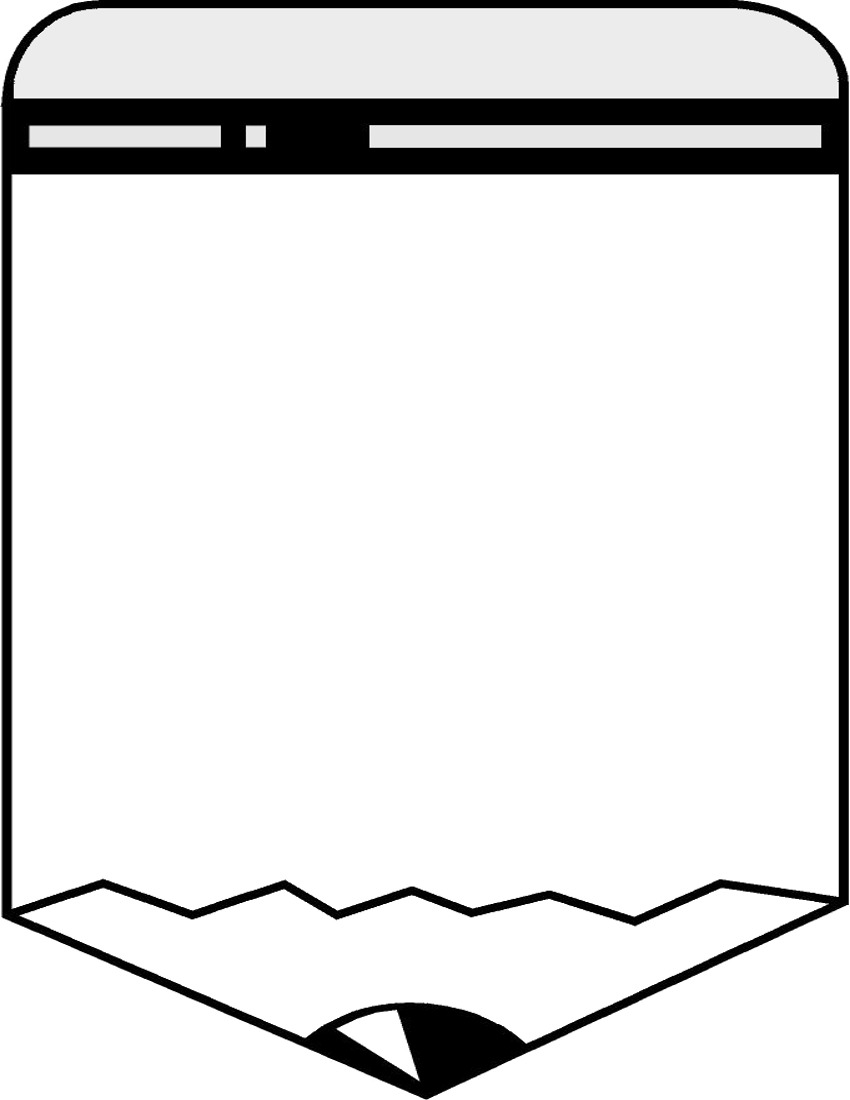850x1100 Black Amp White Clipart Plain