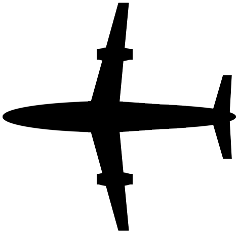 472x463 Free Airplane Clipart Black And White Image