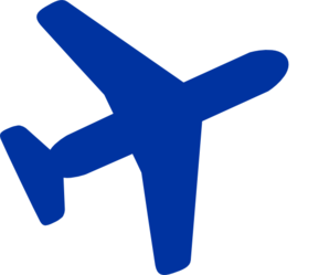 298x249 Aviation Clipart Blue Plane