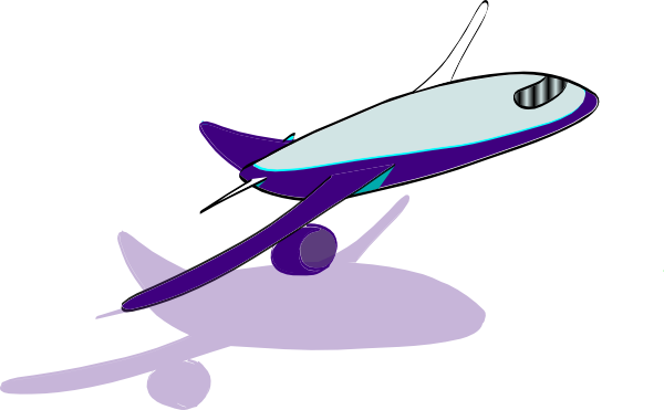 600x371 Airplane Taking Off Clip Art