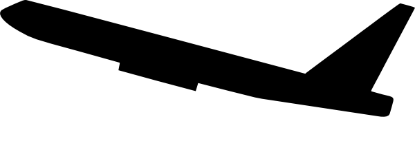 600x205 Jet Plane Clip Art