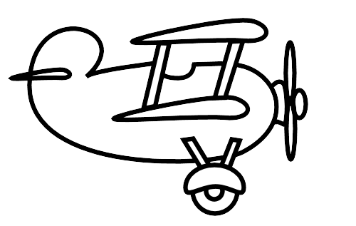 500x317 Drawn Airplane Caricature
