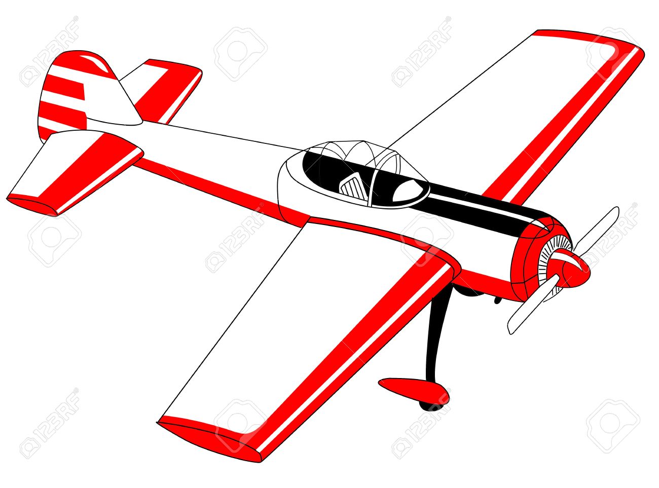 1300x963 Plane Drawing On White Background Royalty Free Cliparts, Vectors