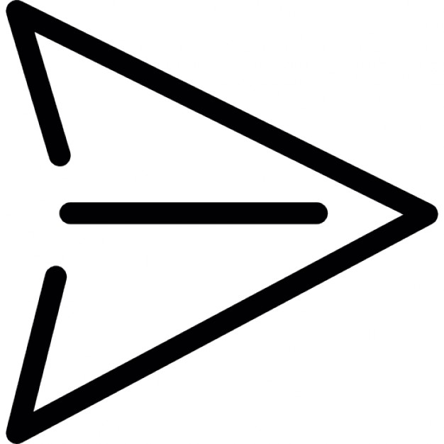 626x626 Paper Plane Outline Icons Free Download