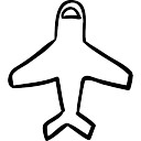 128x128 Airplane Outline Vectors, Photos And Psd Files Free Download