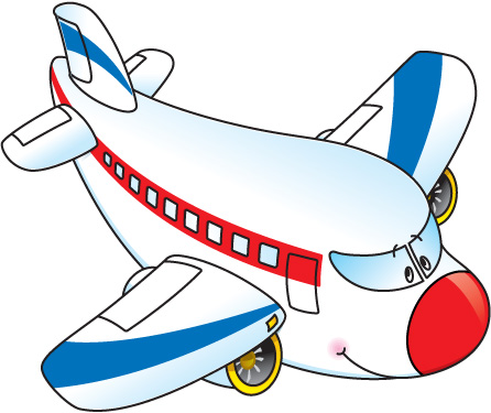 446x375 Plane Clipart